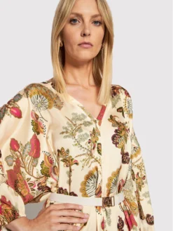 Imperial Vestito Estivo ACL3DMZ Beige Relaxed Fit -Offerta economica Guess || Calvin Klein Jeans || Vero Moda imperial vestito estivo acl3dmz beige relaxed fit 3