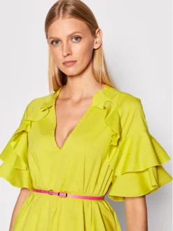 Imperial Vestito Estivo ACRUDAS Giallo Regular Fit -Offerta economica Guess || Calvin Klein Jeans || Vero Moda imperial vestito estivo acrudas giallo regular fit 3