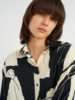 InWear Vestito Chemisier Kiolaiw 30107622 Beige Loose Fit -Offerta economica Guess || Calvin Klein Jeans || Vero Moda inwear vestito chemisier kiolaiw 30107622 beige loose fit 2