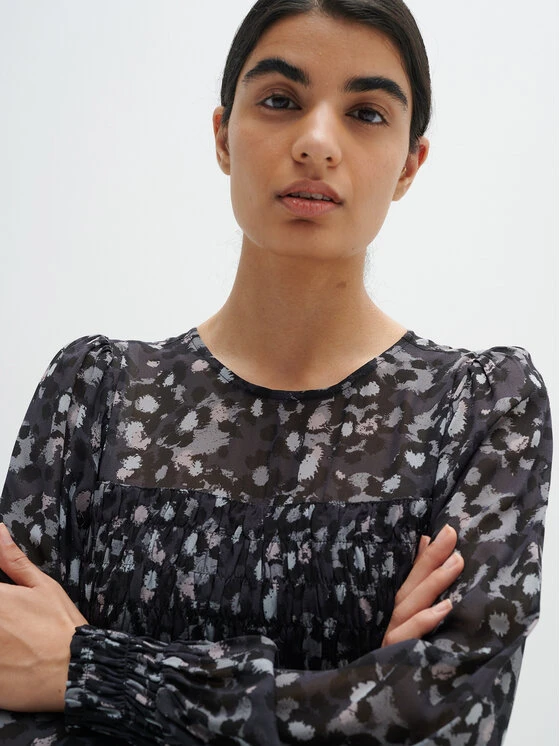 InWear Vestito Da Giorno Fahima 30107716 Grigio Regular Fit 4 InWear Vestito Da Giorno Fahima 30107716 Grigio Regular Fit - immagine 4