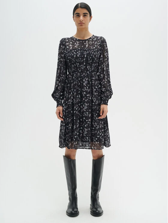 InWear Vestito Da Giorno Fahima 30107716 Grigio Regular Fit 1 InWear Vestito Da Giorno Fahima 30107716 Grigio Regular Fit