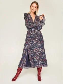 IRO Vestito Da Giorno Kage AN101 Blu Scuro Regular Fit