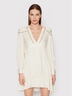 IRO Vestito Estivo Bilam AQ135 Beige Regular Fit