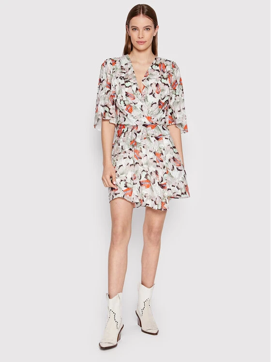 IRO Vestito Estivo Carlina AQ146 Verde Regular Fit 2 IRO Vestito Estivo Carlina AQ146 Verde Regular Fit - immagine 2