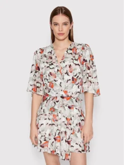 IRO Vestito Estivo Carlina AQ146 Verde Regular Fit