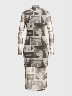 JJXX Vestito Da Giorno Ohala 12218643 Grigio Slim Fit -Offerta economica Guess || Calvin Klein Jeans || Vero Moda jjxx vestito da giorno ohala 12218643 grigio slim fit 4