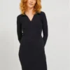 JJXX Vestito Di Maglia Aspen 12222149 Nero Tight Fit