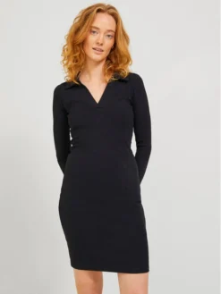JJXX Vestito Di Maglia Aspen 12222149 Nero Tight Fit