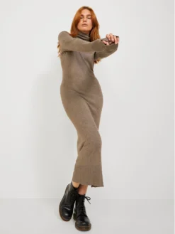 JJXX Vestito Di Maglia Cat 12217564 Marrone Slim Fit