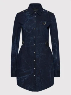 John Richmond Vestito Di Jeans Jomex RWA21064VE Blu Scuro Slim Fit -Offerta economica Guess || Calvin Klein Jeans || Vero Moda john richmond vestito di jeans jomex rwa21064ve blu scuro slim fit 4