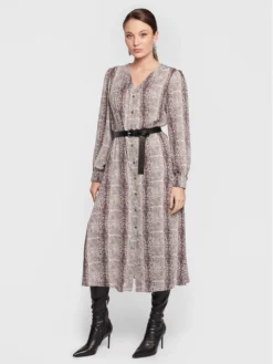 Joseph Ribkoff Vestito Chemisier 223155 Beige Relaxed Fit