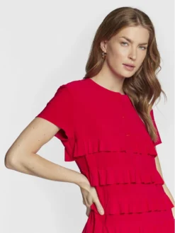 Joseph Ribkoff Vestito Da Giorno 211350R Rosso Regular Fit -Offerta economica Guess || Calvin Klein Jeans || Vero Moda joseph ribkoff vestito da giorno 211350r rosso regular fit 3