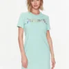 JUST CAVALLI Vestito Da Giorno 74PBOG00 Verde Regular Fit