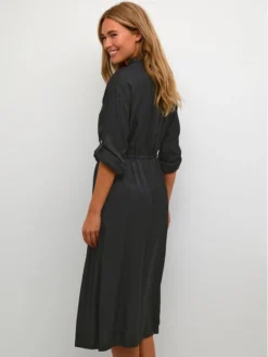 Kaffe Vestito Chemisier Dahlia 10507244 Nero Loose Fit -Offerta economica Guess || Calvin Klein Jeans || Vero Moda kaffe vestito chemisier dahlia 10507244 nero loose fit 2