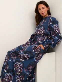 Kaffe Vestito Chemisier Ninna 10507089 Blu Scuro A-Line Fit -Offerta economica Guess || Calvin Klein Jeans || Vero Moda kaffe vestito chemisier ninna 10507089 blu scuro a line fit 3