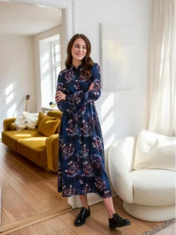 Kaffe Vestito Chemisier Ninna 10507089 Blu Scuro A-Line Fit -Offerta economica Guess || Calvin Klein Jeans || Vero Moda kaffe vestito chemisier ninna 10507089 blu scuro a line fit 5