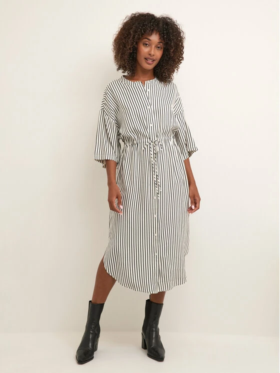 Kaffe Vestito Da Giorno Molly 10507347 Bianco Loose Fit 2 Kaffe Vestito Da Giorno Molly 10507347 Bianco Loose Fit - immagine 2