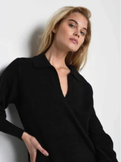Kaffe Vestito Di Maglia Wendy 10506869 Nero Relaxed Fit -Offerta economica Guess || Calvin Klein Jeans || Vero Moda kaffe vestito di maglia wendy 10506869 nero relaxed fit 3