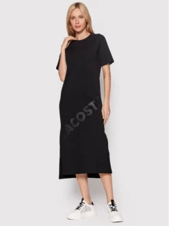 Lacoste Vestito Da Giorno EF0206 Nero Regular Fit