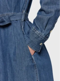 Lee Vestito Chemisier Eyelet L50MCULA 112321266 Blu Regular Fit -Offerta economica Guess || Calvin Klein Jeans || Vero Moda lee vestito chemisier eyelet l50mcula 112321266 blu regular fit 4