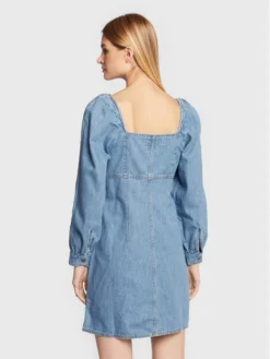 Lee Vestito Di Jeans Puff L50ZAUQZ 112322245 Blu Regular Fit -Offerta economica Guess || Calvin Klein Jeans || Vero Moda lee vestito di jeans puff l50zauqz 112322245 blu regular fit 2