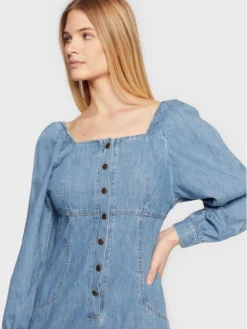 Lee Vestito Di Jeans Puff L50ZAUQZ 112322245 Blu Regular Fit -Offerta economica Guess || Calvin Klein Jeans || Vero Moda lee vestito di jeans puff l50zauqz 112322245 blu regular fit 3