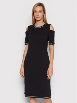 Vestito Di Maglia TA2248 F0090 Nero Regular Fit