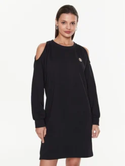 Vestito Di Maglia TA3035 FS927 Nero Loose Fit