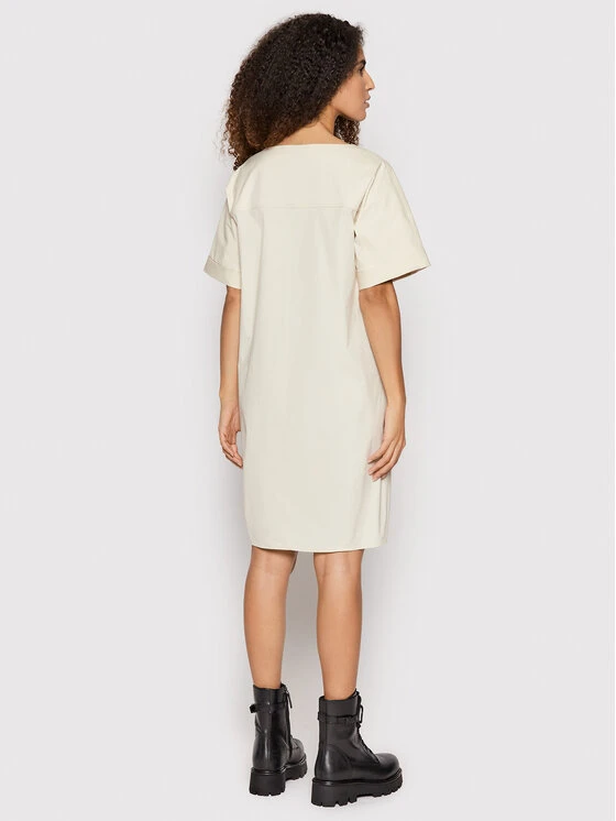 Vestito Da Giorno F2SK71 Beige Regular Fit 3 Vestito Da Giorno F2SK71 Beige Regular Fit - immagine 3