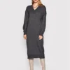 Vestito Di Maglia F2WC23 Grigio Relaxed Fit