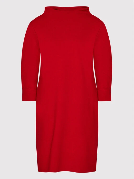 Vestito Di Maglia L1WI24 Rosso Regular Fit 5 Vestito Di Maglia L1WI24 Rosso Regular Fit - immagine 5