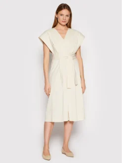 Vestito Estivo F2SK70 Beige Regular Fit