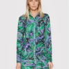 Local Heroes Vestito Chemisier Jungle Ruched SS22D0001 Multicolore Regular Fit