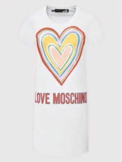LOVE MOSCHINO Vestito Da Giorno W592918M 3876 Bianco Regular Fit -Offerta economica Guess || Calvin Klein Jeans || Vero Moda love moschino vestito da giorno w592918m 3876 bianco regular fit 4