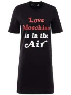 LOVE MOSCHINO Vestito Da Giorno W5A0209E1958 Nero Regular Fit -Offerta economica Guess || Calvin Klein Jeans || Vero Moda love moschino vestito da giorno w5a0209e1958 relaxed fit 4