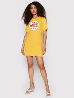 LOVE MOSCHINO Vestito Da Giorno W5A0228E 1951 Giallo Regular Fit -Offerta economica Guess || Calvin Klein Jeans || Vero Moda love moschino vestito da giorno w5a0228e 1951 giallo regular fit 2