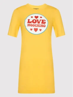 LOVE MOSCHINO Vestito Da Giorno W5A0228E 1951 Giallo Regular Fit -Offerta economica Guess || Calvin Klein Jeans || Vero Moda love moschino vestito da giorno w5a0228e 1951 giallo regular fit 5