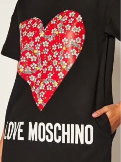 LOVE MOSCHINO Vestito Di Maglia W5B1104M 4055 Nero Regular Fit -Offerta economica Guess || Calvin Klein Jeans || Vero Moda love moschino vestito di maglia w5b1104m 4055 nero regular fit 3