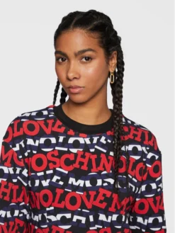 LOVE MOSCHINO Vestito Di Maglia W5D0500M 4433 Nero Regular Fit -Offerta economica Guess || Calvin Klein Jeans || Vero Moda love moschino vestito di maglia w5d0500m 4433 nero regular fit 3