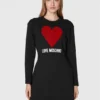 LOVE MOSCHINO Vestito Di Maglia WD0501E 2388 Nero Regular Fit
