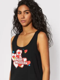 LOVE MOSCHINO Vestito Estivo W5C2803M 3876 Nero Regular Fit -Offerta economica Guess || Calvin Klein Jeans || Vero Moda love moschino vestito estivo w5c2803m 3876 nero regular fit 3
