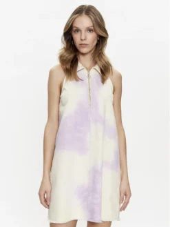 LTB Vestito Da Giorno Adelyn 61054 15388 Viola Relaxed Fit