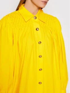 LUISA SPAGNOLI Vestito Chemisier Paratia 538915 Giallo Loose Fit -Offerta economica Guess || Calvin Klein Jeans || Vero Moda luisa spagnoli vestito chemisier paratia 538915 giallo loose fit 3