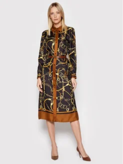 LUISA SPAGNOLI Vestito Chemisier Premi 538822 Nero Regular Fit