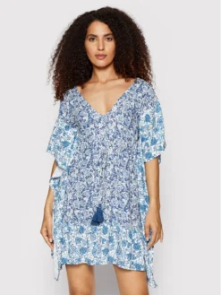 Maaji Vestito Estivo 1814CPO603 Blu Relaxed Fit