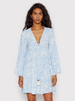 Maaji Vestito Estivo 1834CTU001 Blu Relaxed Fit