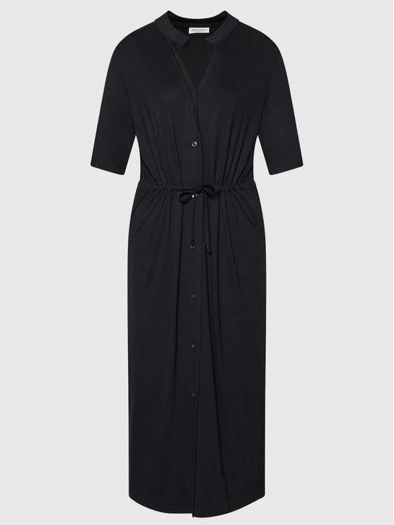 Marc O'Polo Vestito Chemisier 107 2052 59107 Nero Regular Fit 5 Marc O'Polo Vestito Chemisier 107 2052 59107 Nero Regular Fit - immagine 5