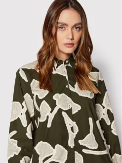 Marc O'Polo Vestito Chemisier 203 0849 21377 Verde Regular Fit -Offerta economica Guess || Calvin Klein Jeans || Vero Moda marc opolo vestito chemisier 203 0849 21377 verde regular fit 3