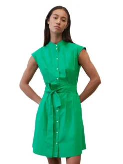 Marc O'Polo Vestito Chemisier 303105121415 Verde Regular Fit