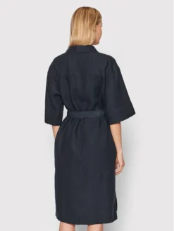 Marc O'Polo Vestito Chemisier M04 0645 21455 Blu Scuro Relaxed Fit -Offerta economica Guess || Calvin Klein Jeans || Vero Moda marc opolo vestito chemisier m04 0645 21455 blu scuro relaxed fit 2